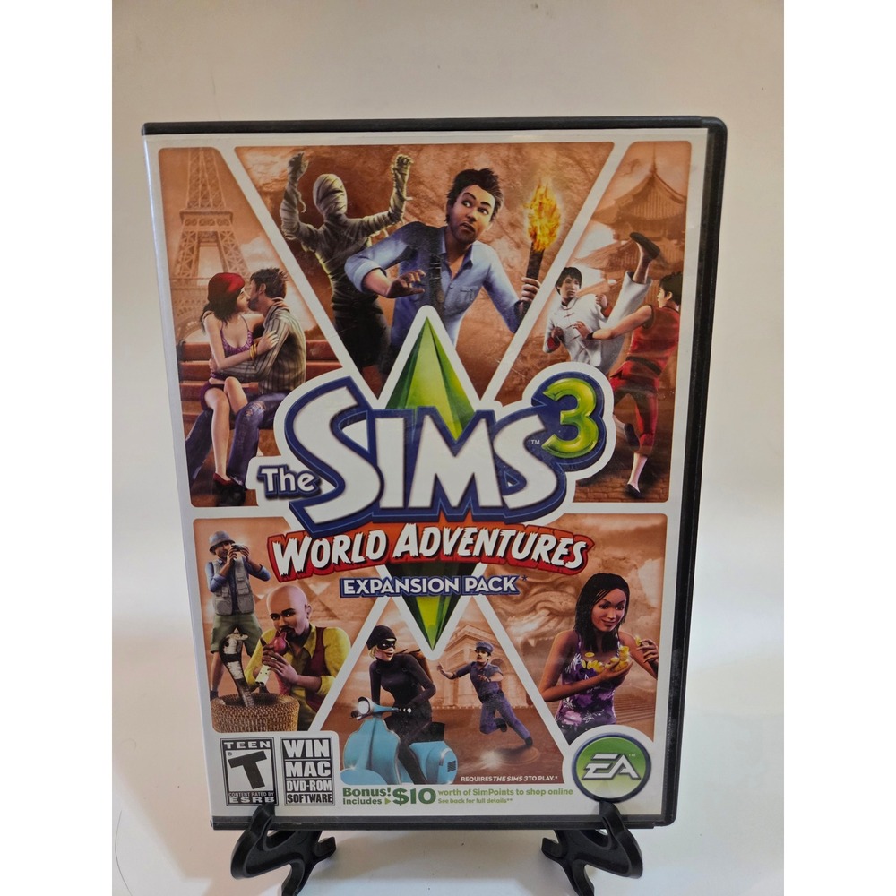 The Sims 3 World Adventures Expansion Pack PC Mac DVD 2009 EA Games Complete